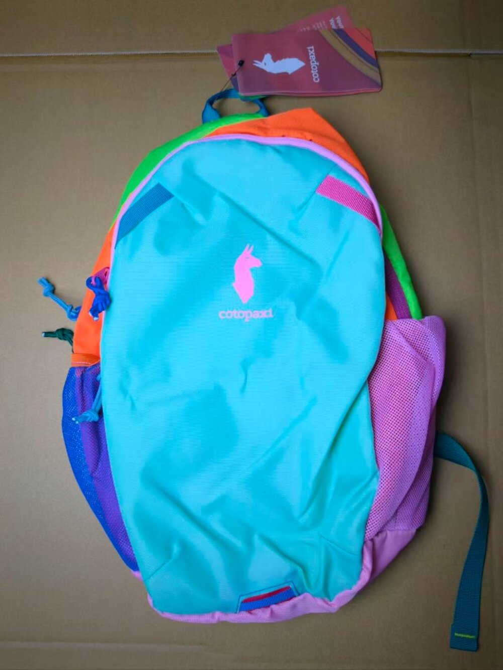 Cotopaxi Children Batac 12 L Sky Blue multicolored Backpack NWT